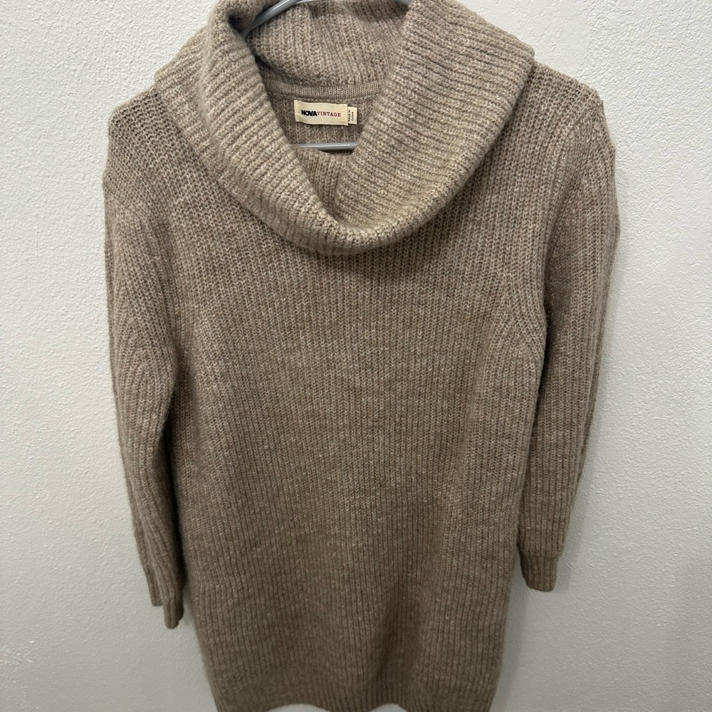 Fashion Nova vintage turtleneck sweater dress